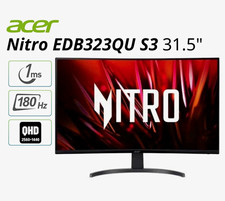 Acer Nitro EDB323QU S3 31.5in QHD 180Hz 1ms VA Curved HDR Adaptive-Sync picture