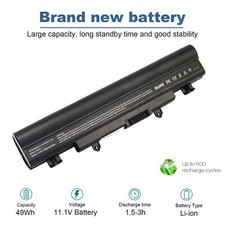 6 Cells AL14A32 Spare Battery For Acer Aspire V3-472 V3-572 V5-572 E14 E15 Touch picture