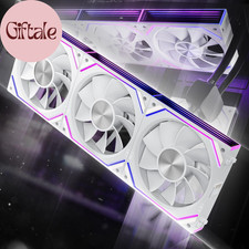 Dawn 120Mm Case Fan, ARGB PWM 1850RPM/71CFM Airflow, Forward & Reverse Blade Des picture
