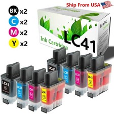 8PK LC41 LC-41 Ink Cartridge for DCP-110C MFC-3240C MFC-420CN picture