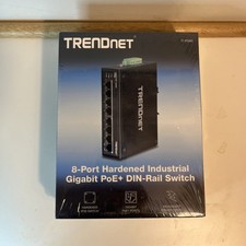 TRENDnet TI-PG80B 8-Port Industrial Gigabit PoE+ DIN-Rail Network Switch picture