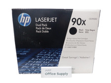 Genuine HP 90X Black CE390XD Dual Pack  High V. Print Cartridge  D picture