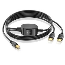 Herfair Printer Cable Splitter for Two Computers Share One inkless Printers picture