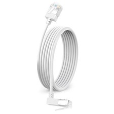Ultra Thin Cat 6 Ethernet Cable 90 Downward Angle 6.6 Feet Flexible & Slim Rj45  picture