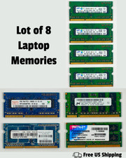 Lot of 8 Laptop Memory RAM 1GB 2GB Hynix Ramaxel Micron Patriot Samsung picture