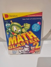 Vintage Math Blaster 2: Secret of the Lost City (1996) –  Big Box – BOX ONLY picture