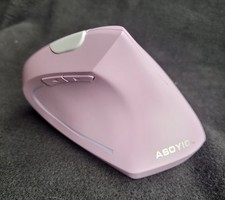 ASOYIOL Purple Ergonomic Mouse Wireless,Rechargeable Vertical with USB Adapter picture