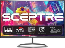 Sceptre New Curved 24.5-Inch Gaming Monitor up to 240Hz 1080P R1500 1Ms Displayp picture