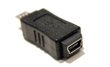 USB Converter Adapter Changer Mini USB to Micro USB Plug Connector USA shipper picture