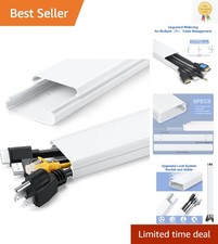 34in Wide Cord Cover:  Fire-Resistant Cable Management for 7+ Cables picture