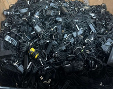 LOT of 50 Genuine HP 45W BLUE TIP AC Adapter Charger 19.5V  w/ Power Cord Tested picture
