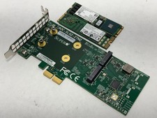 Supermicro M.2 SATA HW RAID1 Carrier AOC-SLG2-2TM2 w 2x Intel 480GB M.2 Sata picture
