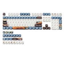 XVX MOA 132 Key Japanese PBT Keycaps 5-Side Dye-Sub Ceramic Glaze Coating picture