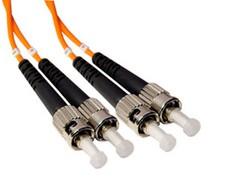 20 PACK LOT 15m ST-ST Duplex 62.5/125 OM1 Multimod Fiber Patch Cable Orange 50FT picture