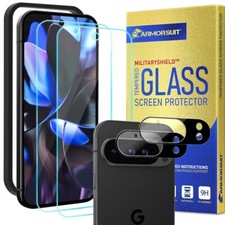 [2+2Pk] ArmorSuit Google Pixel 9 Pro XL Tempered Glass Screen + Camera protector picture