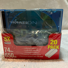 Verbatim DataLifePlus CD-R 650MB 74min 8x 20-Pack Printable Slimline Jewel picture