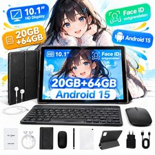 Tablet Android 15 20GB RAM 64GB 1TB Expand Dual Camera 8MP+5MP Octa-Core A523 picture
