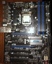 MSI P55A-G55 LGA 1156 Motherboard - **FOR PARTS** i3 550 included picture