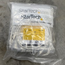 Lot Of(10) StarTech N6PATCH5WH New CAT6 Cables (5 ft 1.5 M, White)ETL Verified picture