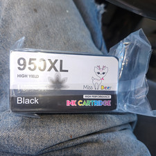 ​Miss Deer 950XL Black High Yield Ink Cartridge for HP OfficeJet Printers Sealed picture