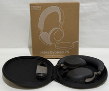 Jabra Evolve3 75 Wireless Bluetooth ANC Headset w/USB-C Dongle Link390c - Open picture