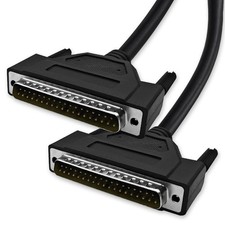 DB37 37 Pin 16 Feet Straight Through Male to Male 5 Meter Two Row Serial Cable picture
