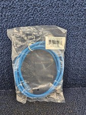 (QTY 10) CAT6CB-05BL: 5ft. RJ45 CAT6 550MHz Clear Molded Boot Patch Cable Blue picture