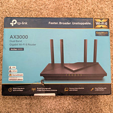 TP-Link Archer AX55 AX3000 Wi-Fi 6 Dual-Band Gigabit Router 4-Port USB 3.0 picture