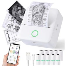 Portable Thermal Mini Printer with Bluetooth 5.0, 3.3