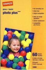 3 PK Staples Photo Plus Glossy Paper 4