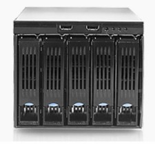 CHENBRO 5x3.5inch SAS/SATA Hot-Swap 5.25inch Bay Mobile Rack , SK33502H08*13709 picture