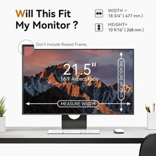[2 Pack] 21.5 Inch Computer Privacy Screen for 16:9 Aspect Ratio Widescreen Moni picture