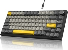 ATTACK SHARK x AJAZZ AK820 75% Wired Mechanical Gaming Keyboard with Knob,Type-C picture