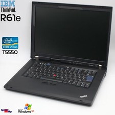 Notebook IBM LENOVO THINKPAD R61E Dual Core Laptop 160GB HDD 2GB RAM Windows XP picture