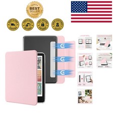 Slim Pink Magnetic Kindle Case: 7'' Paperwhite & Colorsoft with Auto Wake/Sleep picture