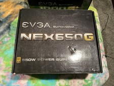 EVGA Super NOVA NEX650G 650W 80+ Gold 750 850 1000 modular power supply w cables picture