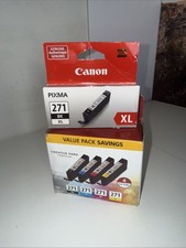Canon CLI-271 Ink Cartridge Value Pack CMYK 4-Color Set - Genuine OEM Open Box picture