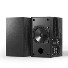 Elimavi 30W X 2 Powered Bookshelf Speakers - 3.5-RCA Input for 4.1, Black picture