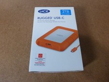 (CIB) LACIE Rugged (2TB) External Hard Drive USB-C All-Terrain Mobile Storage picture