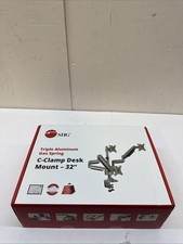 SIIG Triple Monitor Aluminum Gas Spring Desk Mount picture
