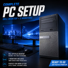 Gaming PC Setup For Sale – Includes 2 Monitors  Selling my gaming PC setup. Runs picture
