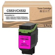 1PK CS531 CX532 75M10M0 Toner Cartridge  (Open Box) Compatible with CS531 CX532 picture