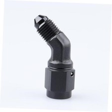 -3 AN Female to -3 AN Male 45 Degree Fitting Black 3AN Black - 45 Degree picture