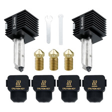 2 Pack A1/A1 Mini Hotend Upgrade Kit - 0.2Mm & 0.4Mm Hot End Extruder with 0.2/0 picture