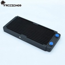 FreezeMod 120mm 240mm 360mm 480mm Copper Radiator G1/4 Thread Water Cooling Blk picture