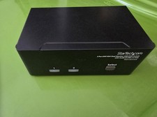 StarTech 2-Port DVI VGA Dual Monitor KVM Switch with USB and Audio USB 2.0 Hub picture