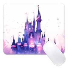 Small Mouse Pad Cute Kawaii Girly Mousepad Women Girls, Castle picture