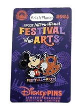 Disney Parks Epcot Festival of Arts 2024 Mickey Mouse Limited Release Pin on Pin picture