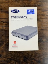 LaCie LRD0TU9 Mobile External Hard Drive 4TB USB C Brand New & Factory Sealed picture