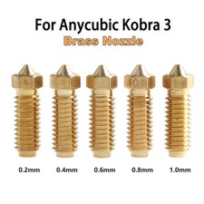 0.2mm-1.0mm Brass Nozzle For Anycubic Kobra 3 Nozzle 3D Printer Parts picture